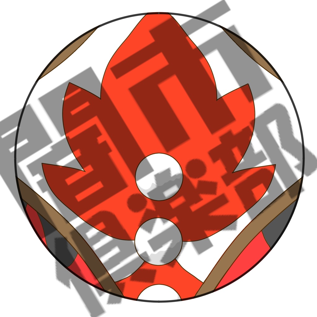 東方モチーフアイコンステッカーvol3~四天狗偏~