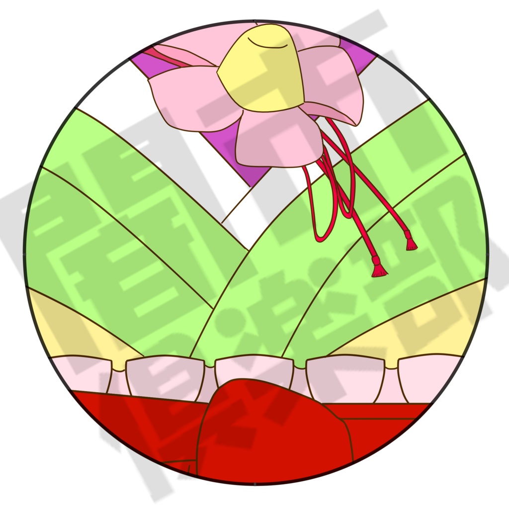 東方モチーフアイコンステッカーvol4