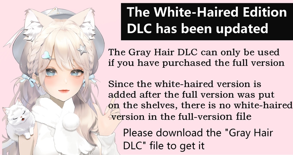 【live2dモデル/live2d model】Cat girl