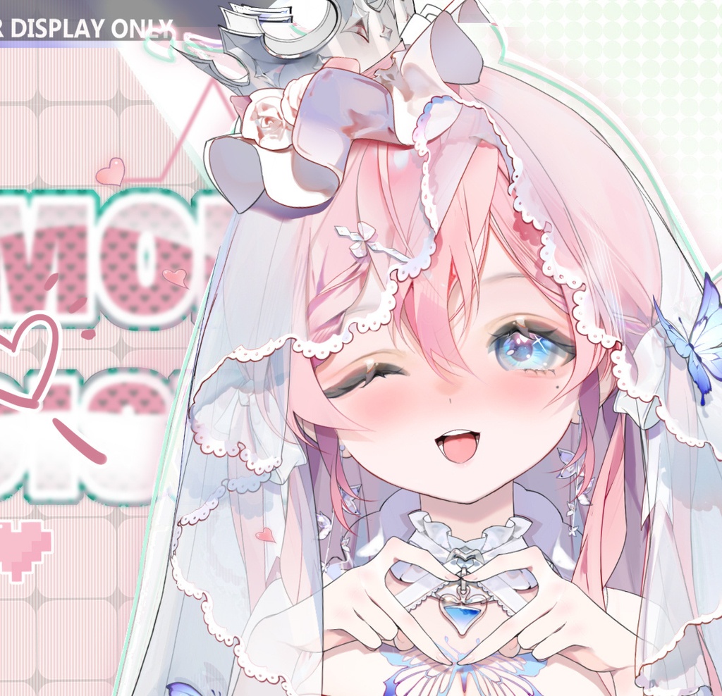 【live2d汎用モデル】手部のキャプチャが可能-花嫁