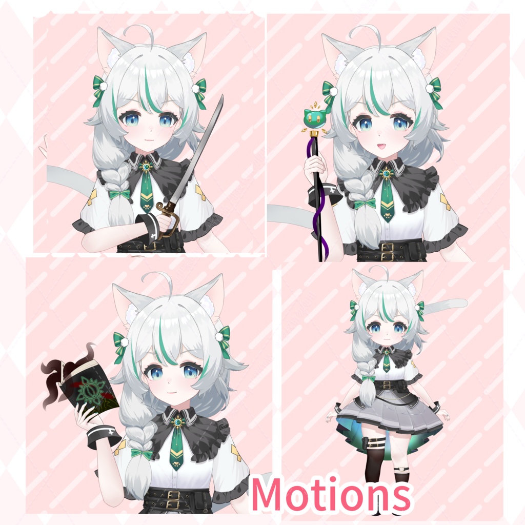Live2D model_Kitty Investigator