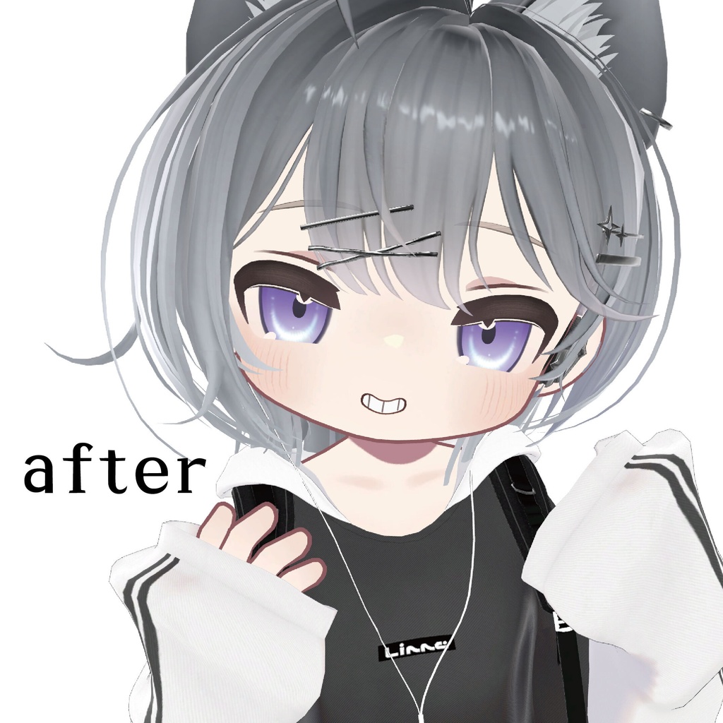 りんねキプの目だけ変える