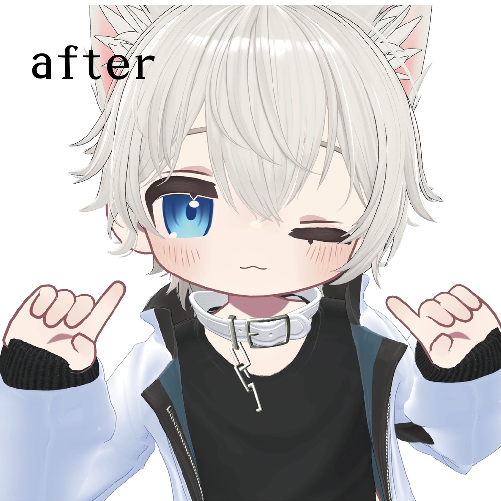 かなたキプの目だけ変える
