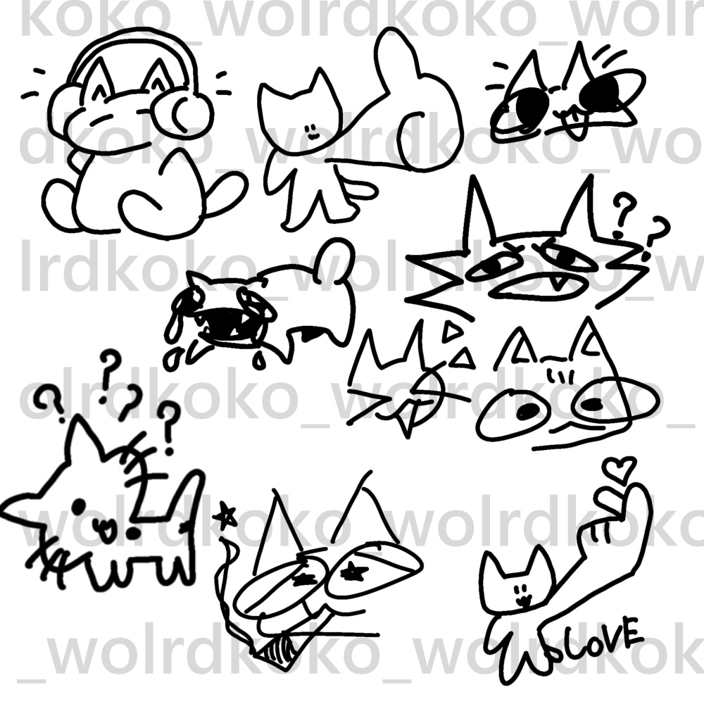 【Free】tattoo　10枚セット