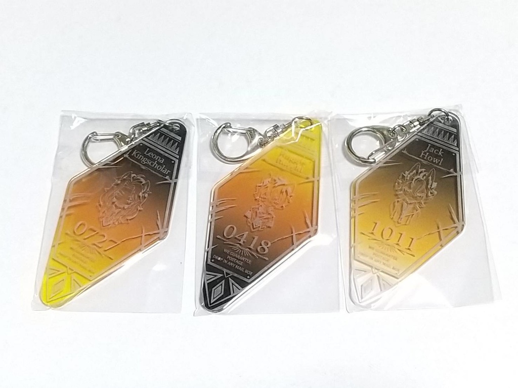 ツイステ 彫刻モーテルキーホルダー