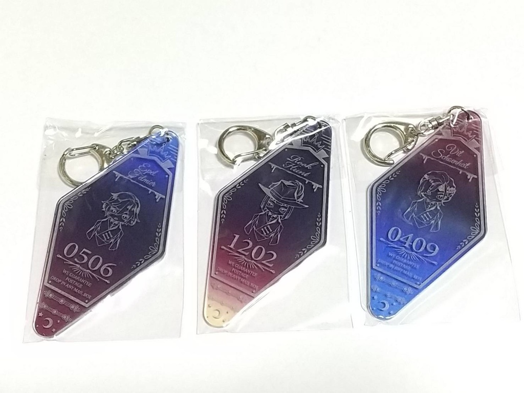 ツイステ 彫刻モーテルキーホルダー