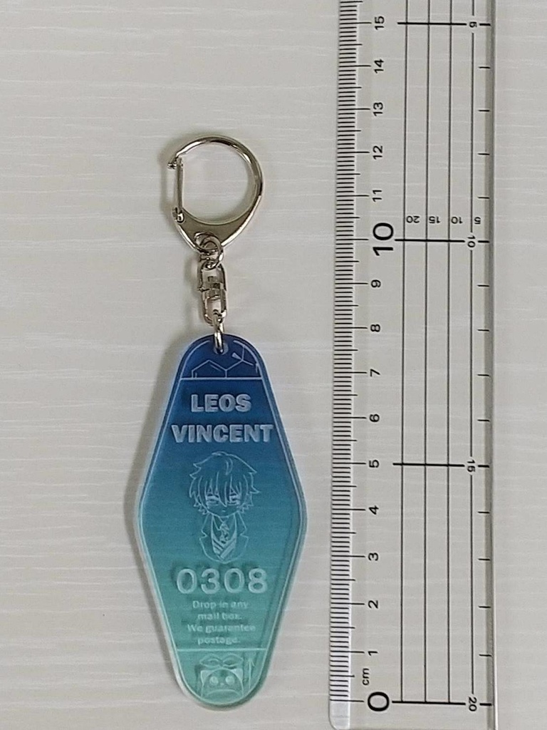 【非公式】彫刻モーテルキーホルダー びーぴーえむ