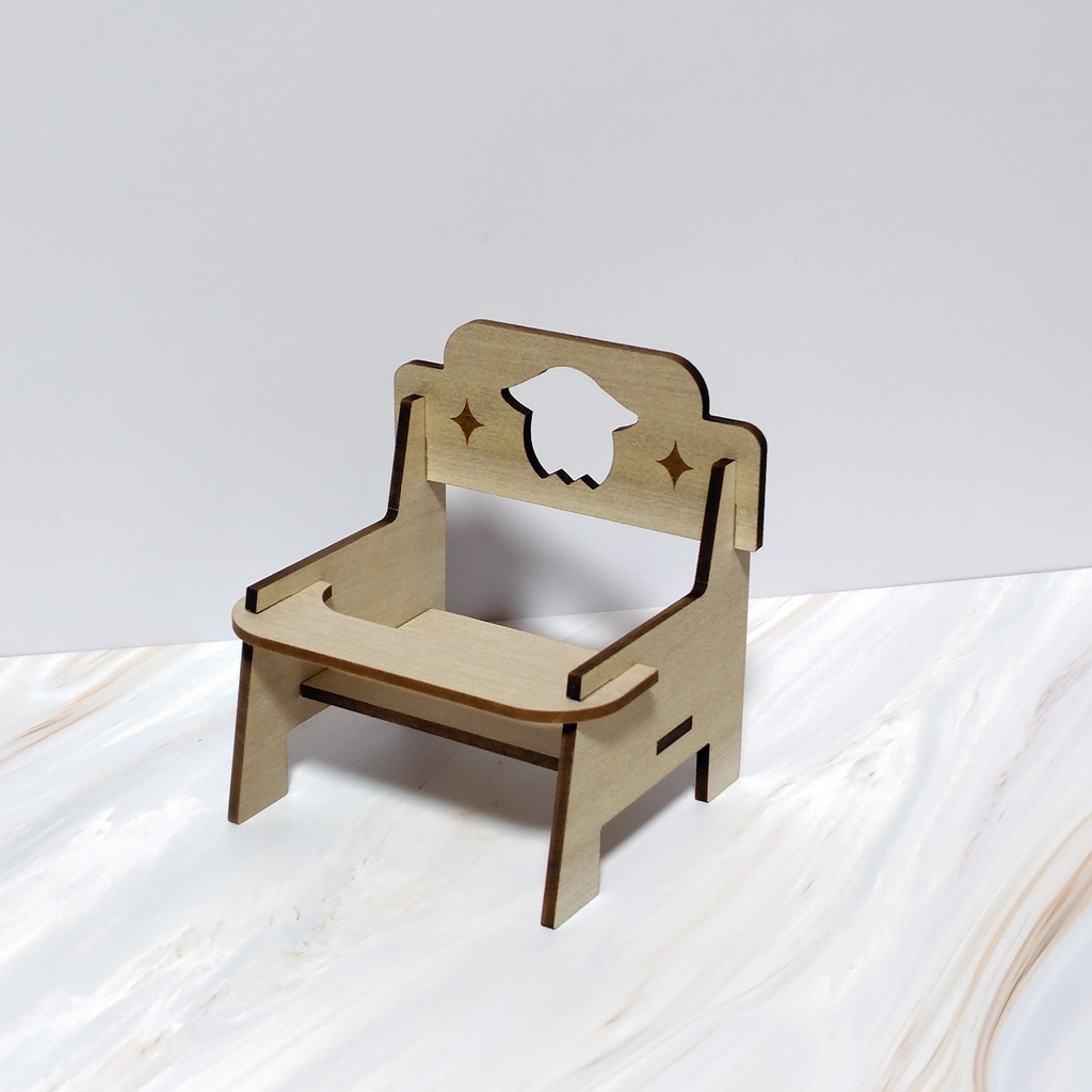 ぬいぐるみ用 ウッドチェア