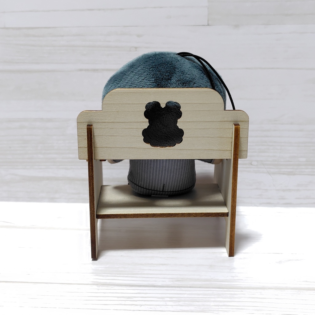 ぬいぐるみ用 ウッドチェア
