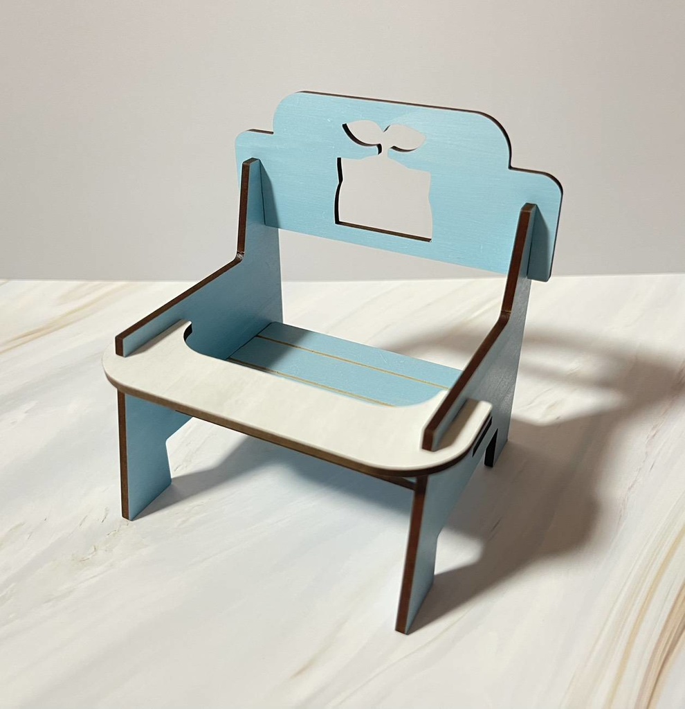 ぬいぐるみ用 MDFチェア