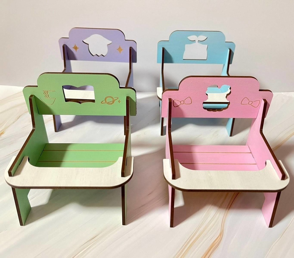 ぬいぐるみ用 MDFチェア