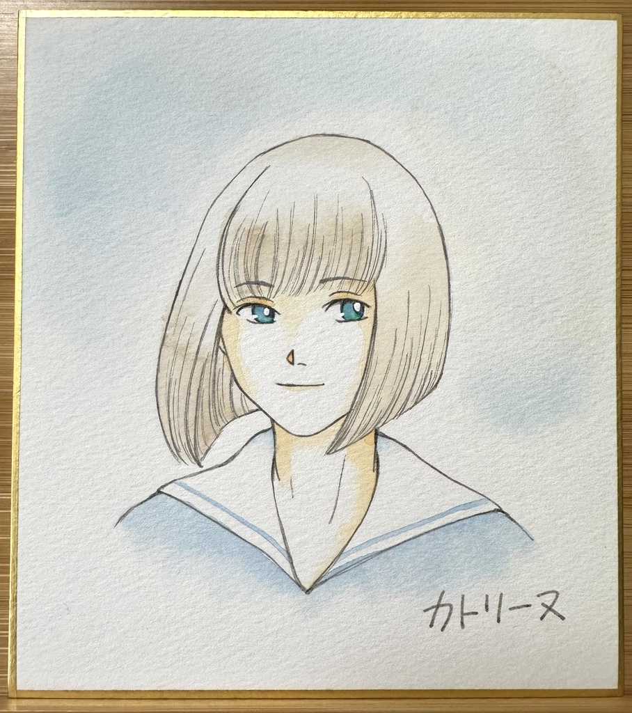 ミニ色紙原画