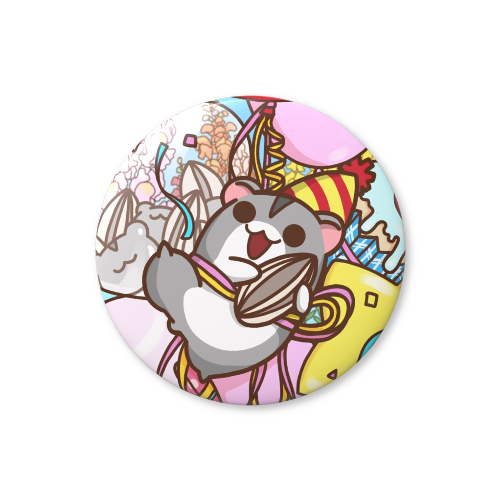 【期間限定】春伶生誕祭 2026 進化前ハムスター缶バッジ(通常)