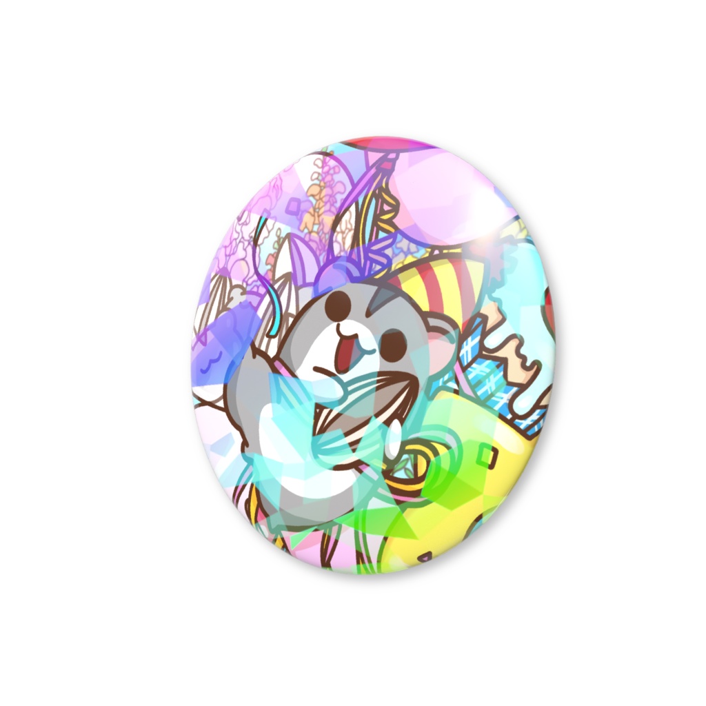 【期間限定】春伶生誕祭 2026 進化前ハムスター缶バッジ(ホログラム)