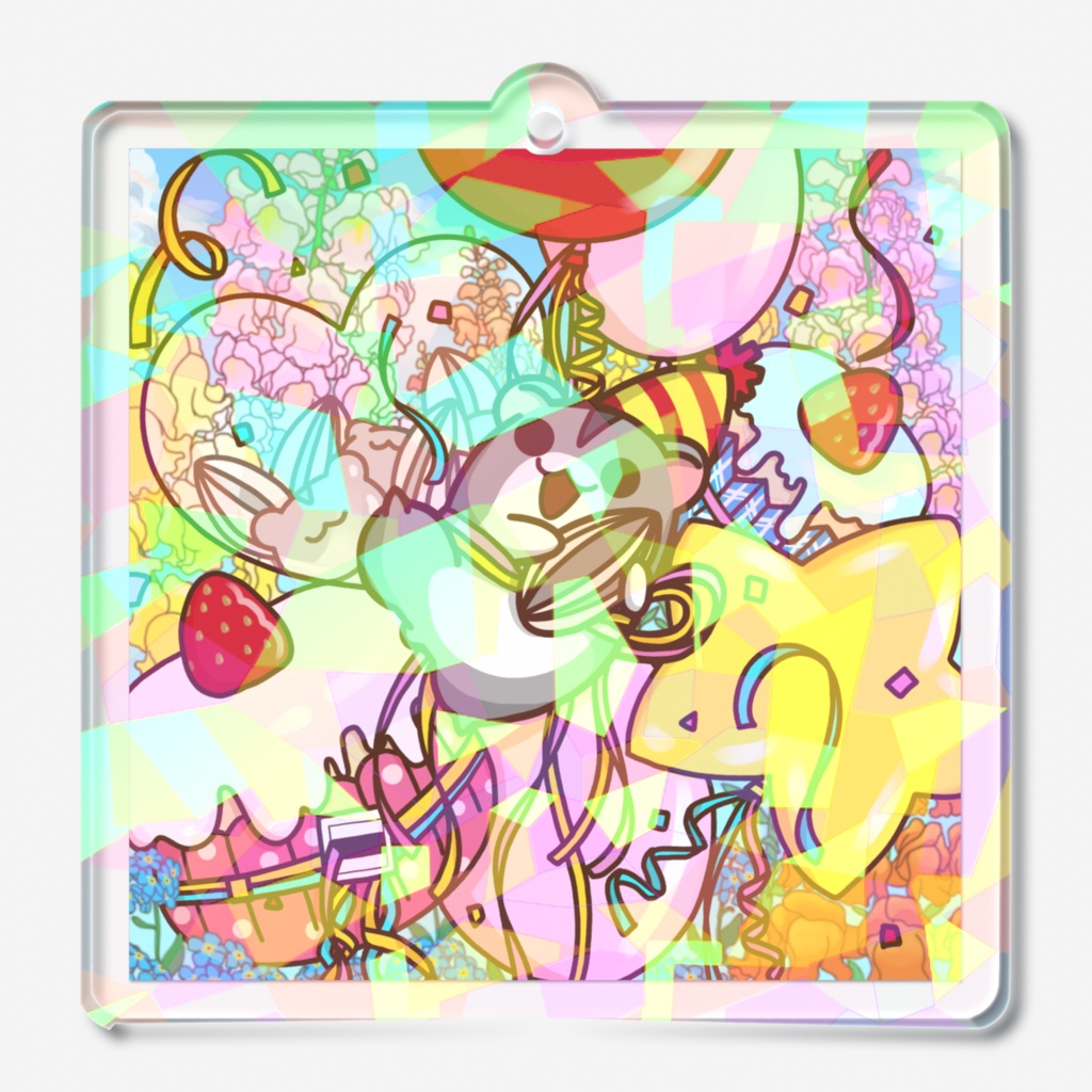 【期間限定】春伶生誕祭 2026 進化前ハムスター アクリルキーホルダー(ホログラム)