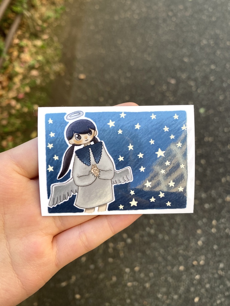 【マグネットステッカー】星に願いを