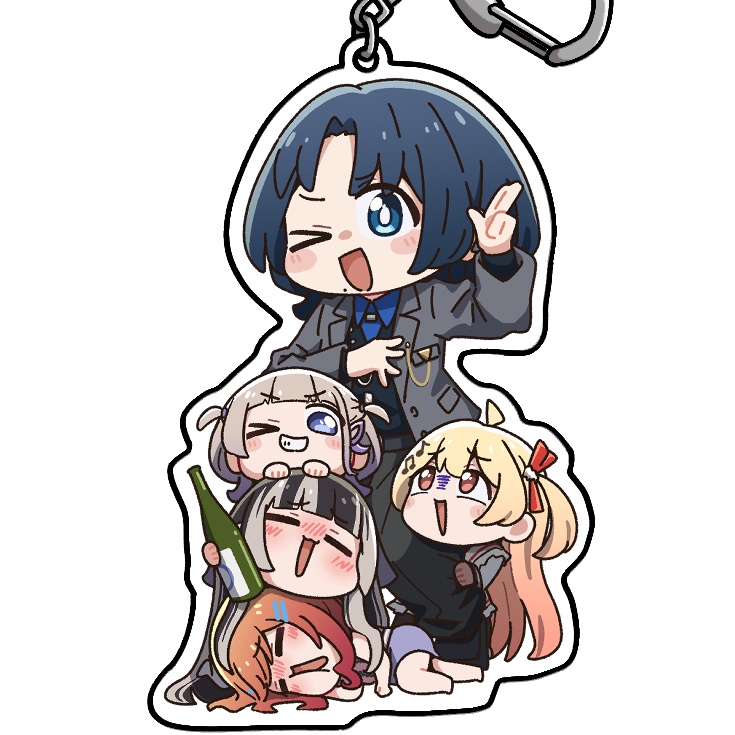 あおくゆ&ReGLOSSメンバーのアクリルキーホルダー