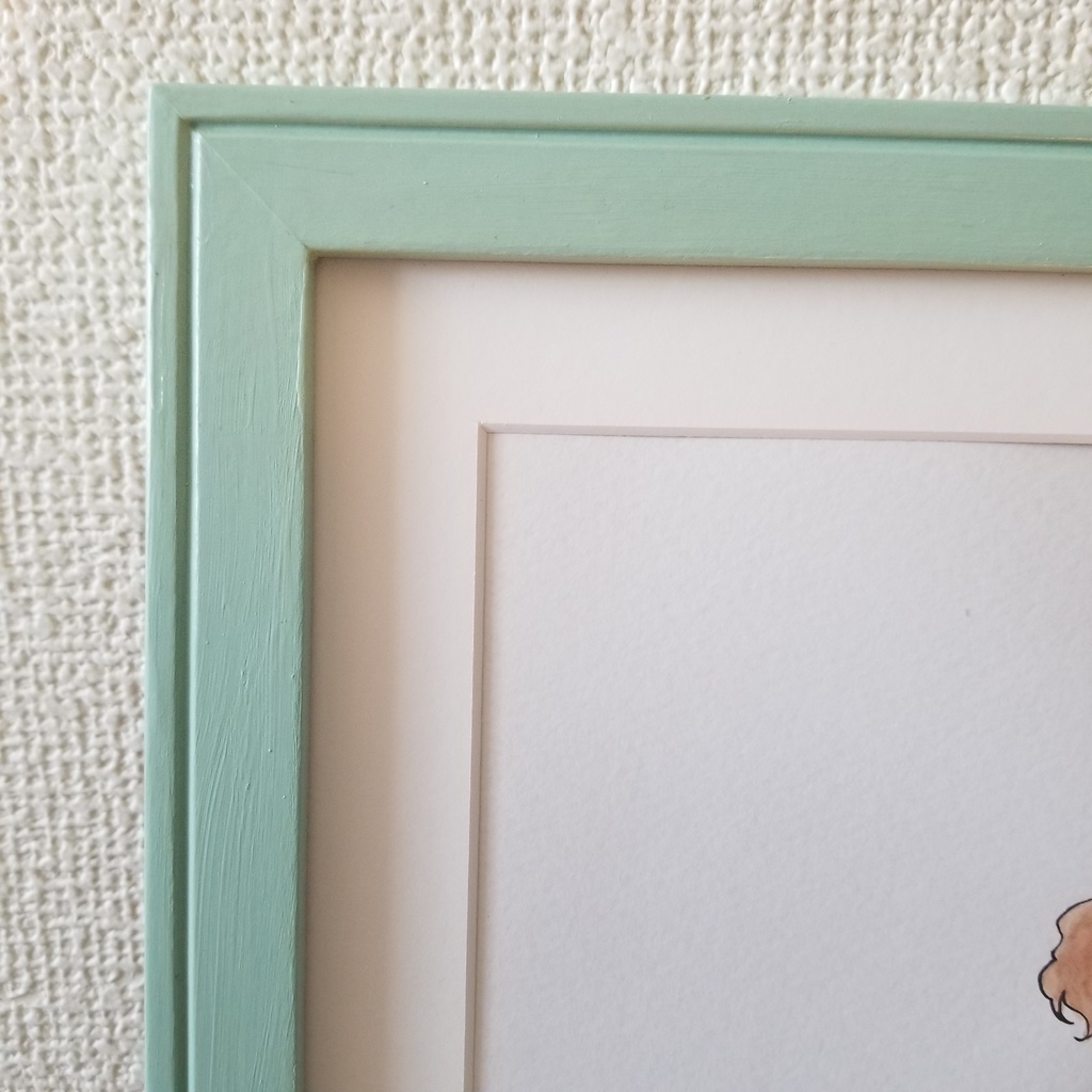 原画・額装あり『淡い恋』