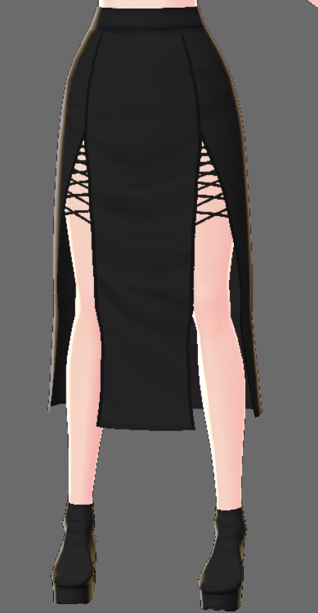 [Vroid] Double slitted skirt texture