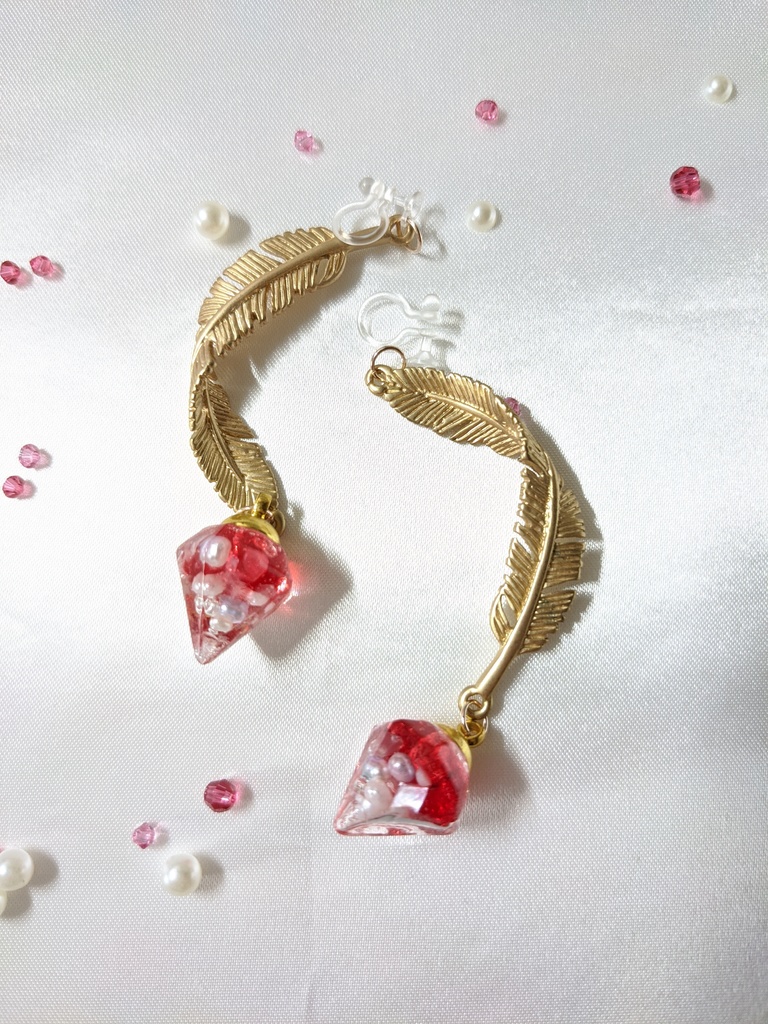 リドル イメージ 樹脂ノンホールピアス
