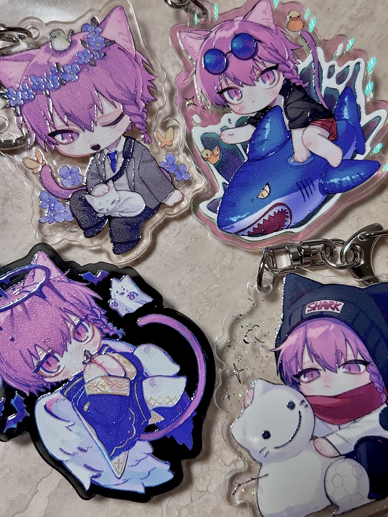 【非公式】春夏秋冬らんぜねこアクキー