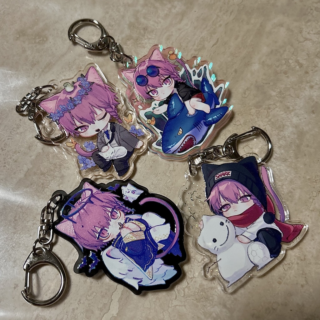 【非公式】春夏秋冬らんぜねこアクキー