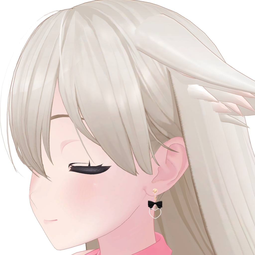 HeartRibbon_Earring(Free)