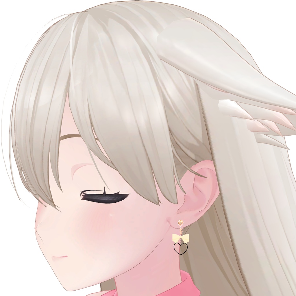 HeartRibbon_Earring(Free)