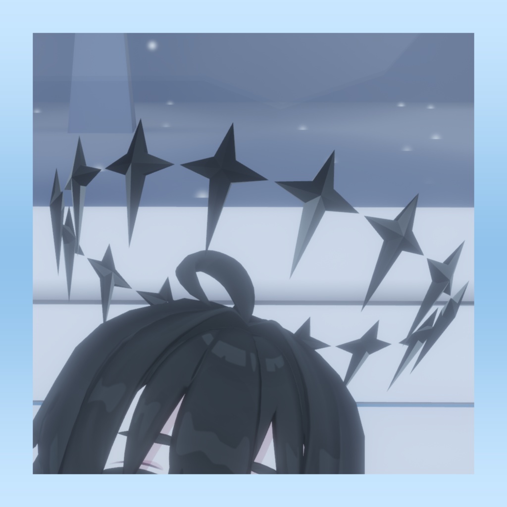 シンプル四芒星ヘイロー