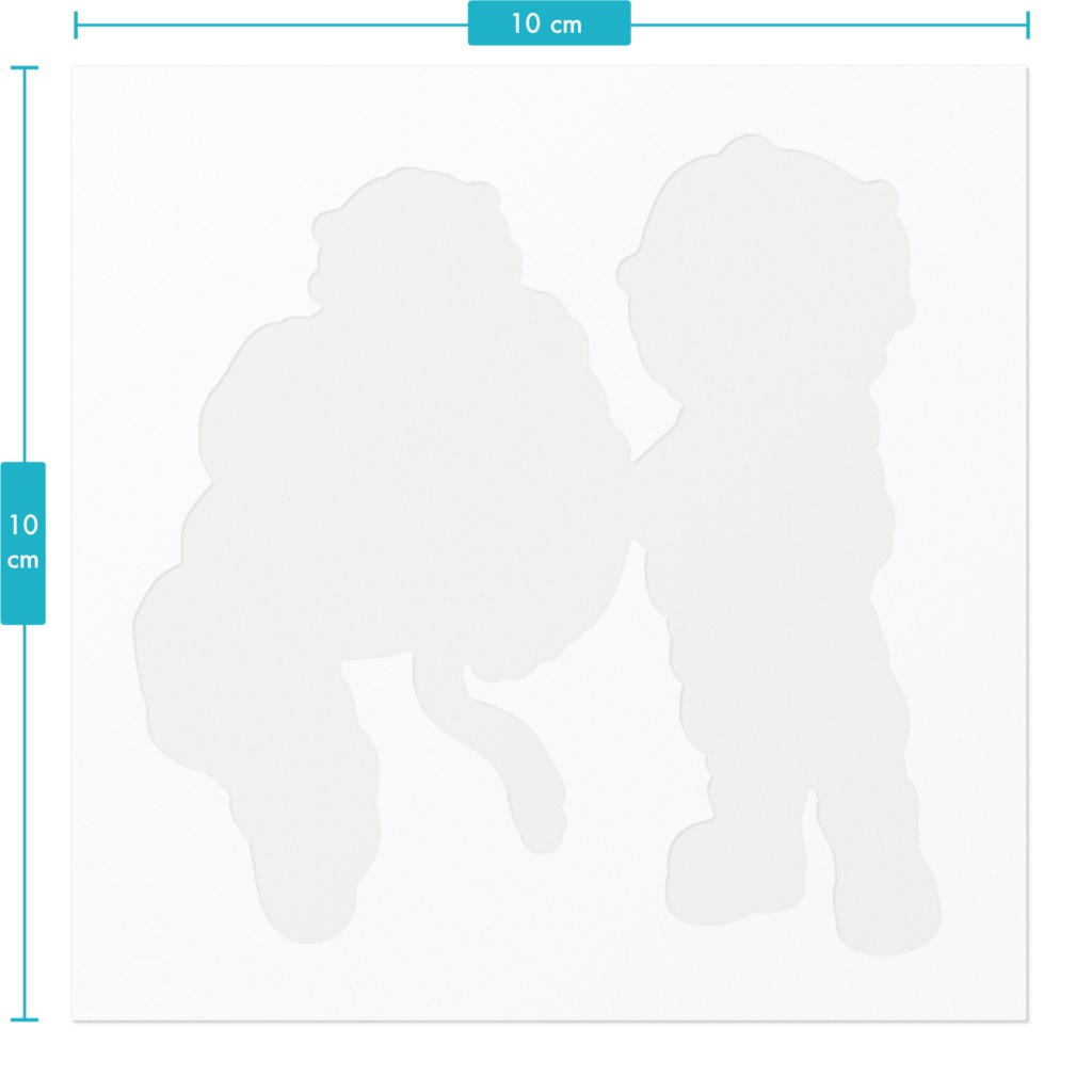 くろばらステッカー