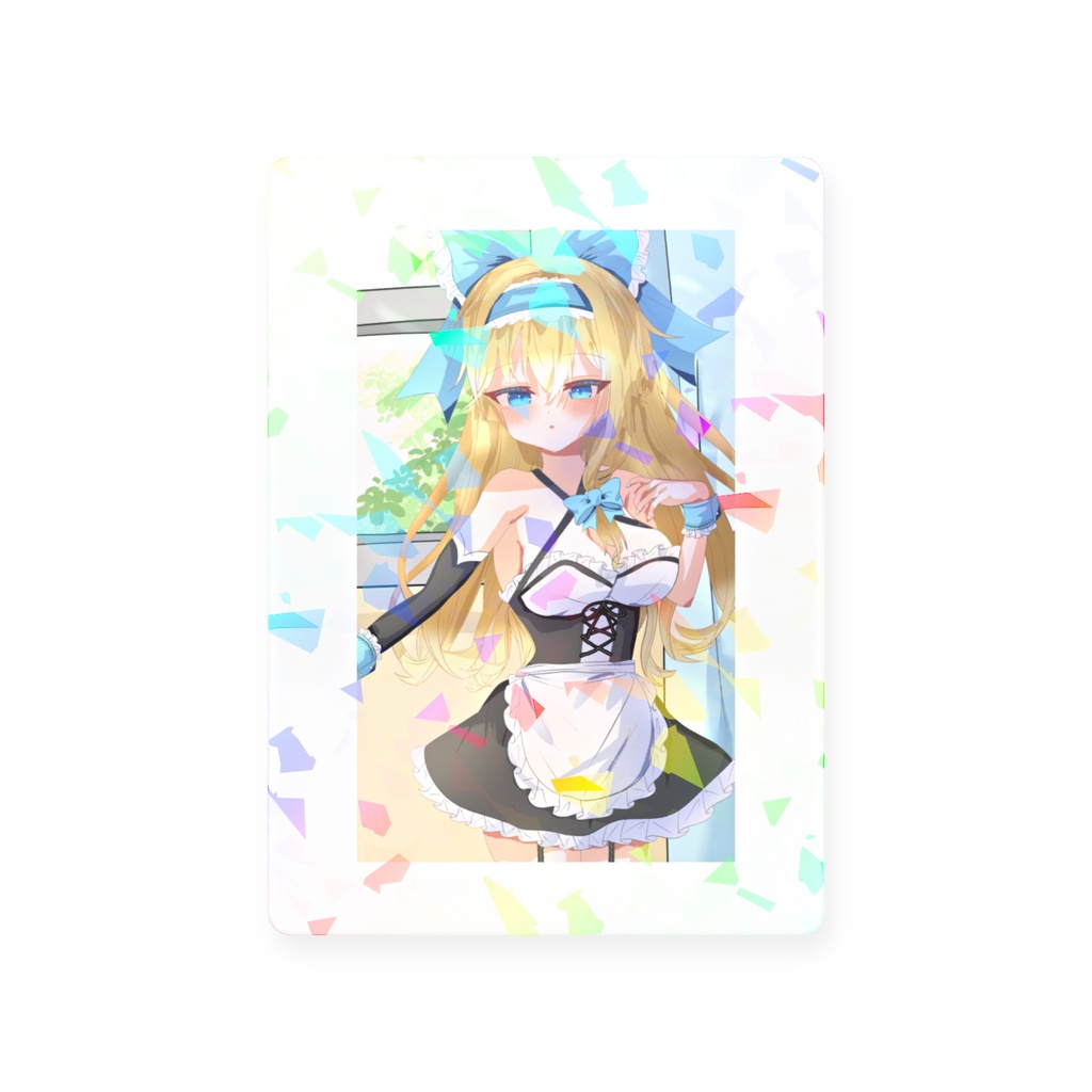 金髪メイドのトレーディングカード