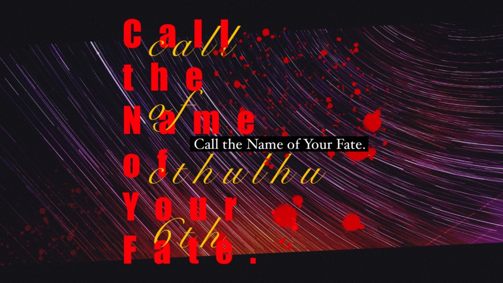 COC6th Call the Name of Your Fate.