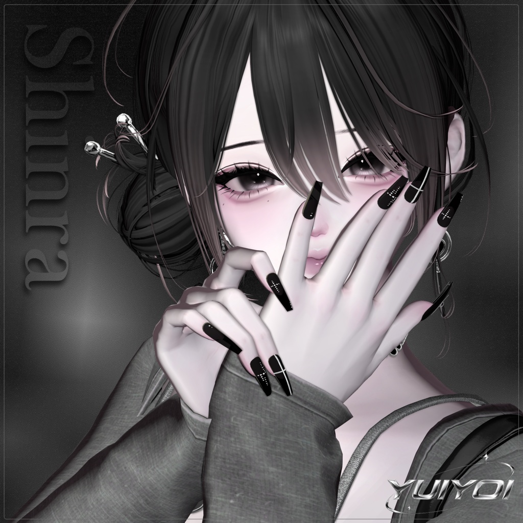 ★FREE 【 NAIL NO.1 】 7 アバター対応 【MA対応】★