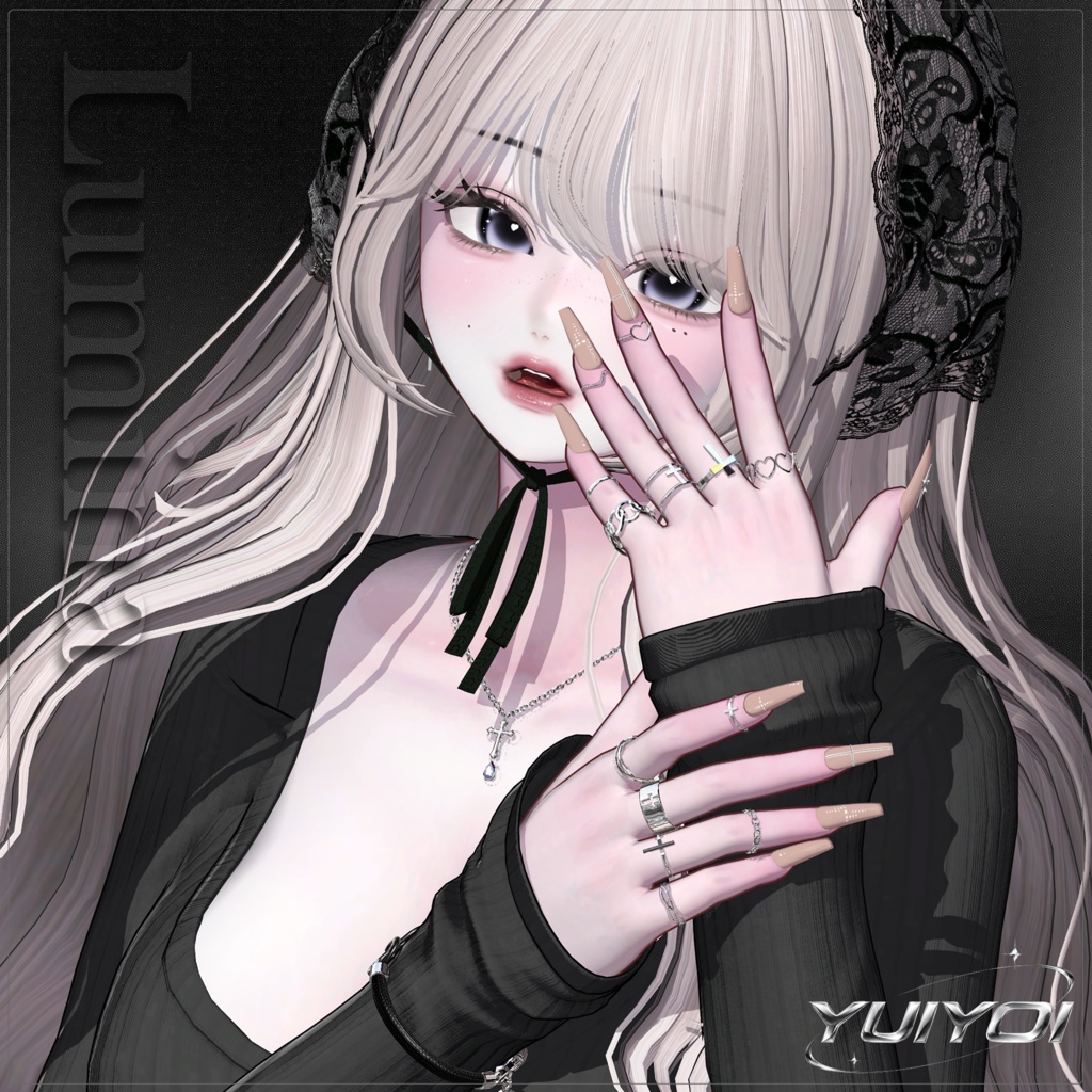 ★FREE 【 NAIL NO.1 】 7 アバター対応 【MA対応】★