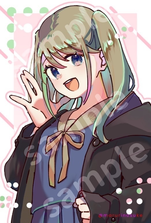 ポストカード 女の子