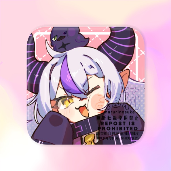 秘密結社holoX スクエア缶バッジ