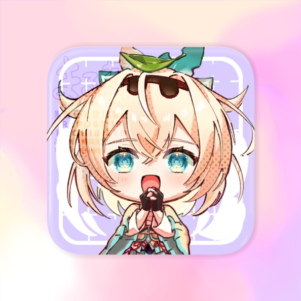 秘密結社holoX スクエア缶バッジ