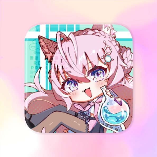 秘密結社holoX スクエア缶バッジ