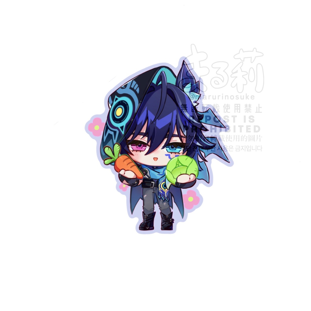 原神 シトラリ オロルン ダイカットステッカー