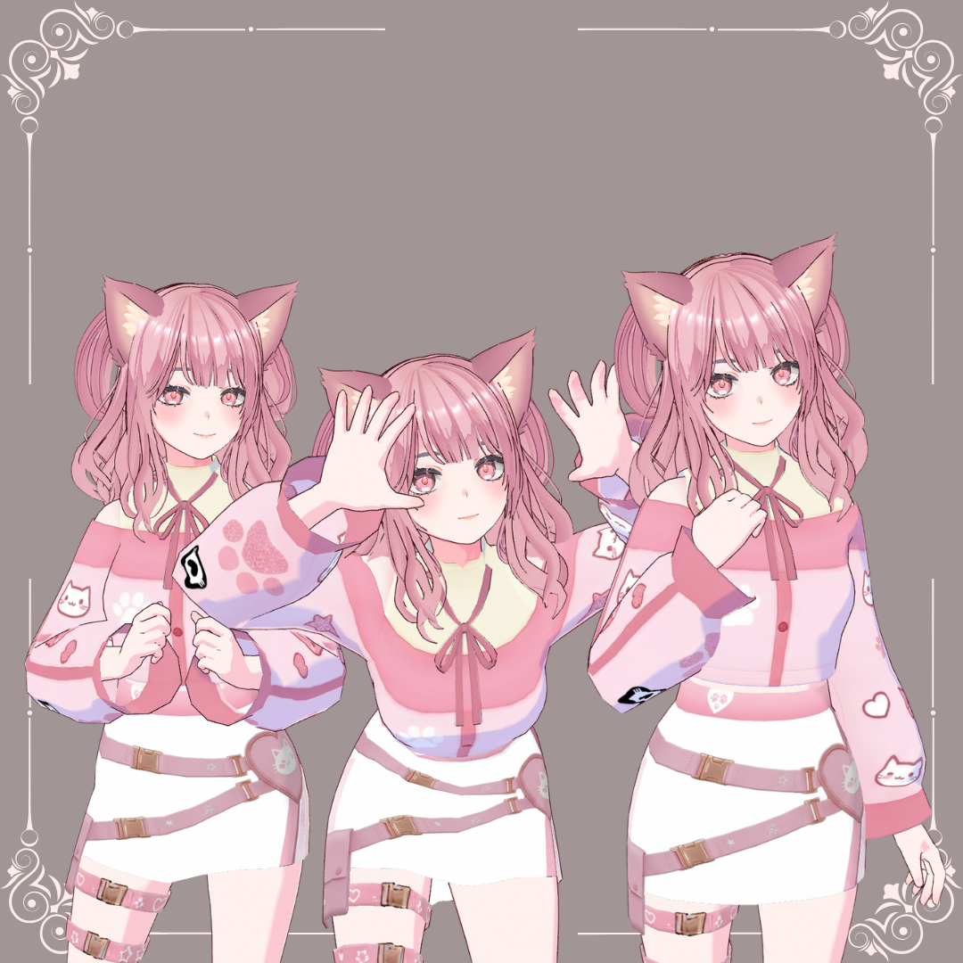 3D VROID/Vtuber | Ami 💗 - Softly 3D by Thea - BOOTH