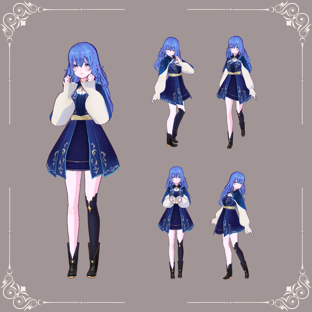3D VROID/Vtuber | Lunara 🌙