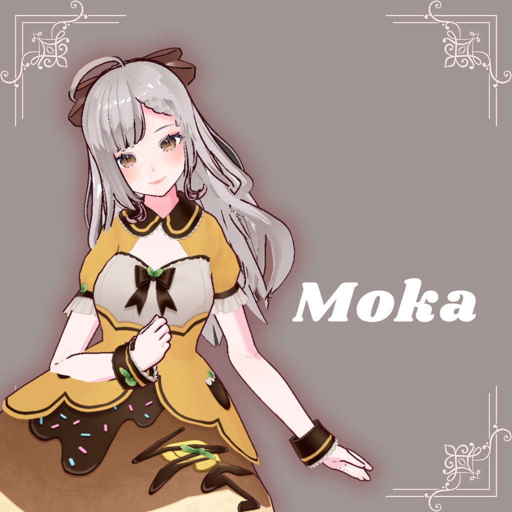 [3D Model, VROID, Vtuber] - Moka 🍫 