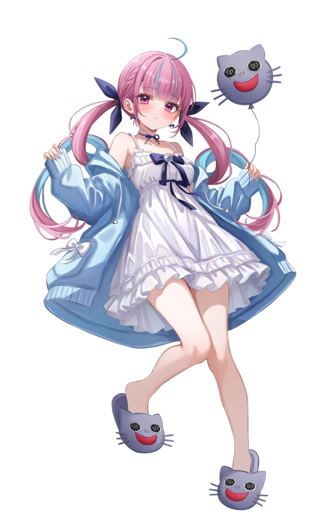 湊あくあ　ルームウェア　アクリルスタンド