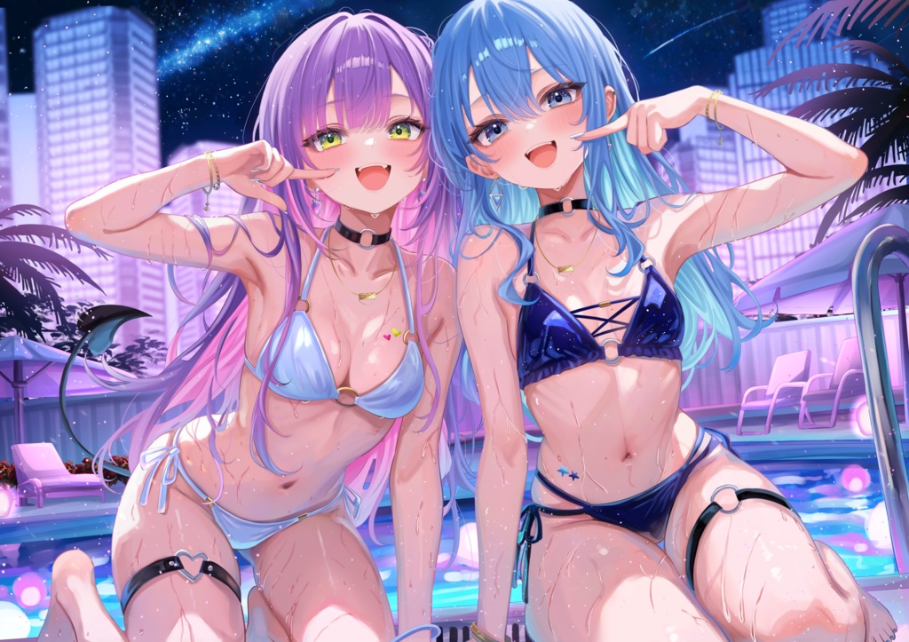トワすいナイトプール B2タペストリー