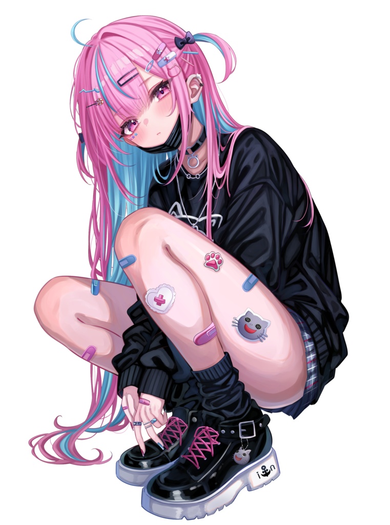 湊あくあ　やみかわファッション　アクリルスタンド