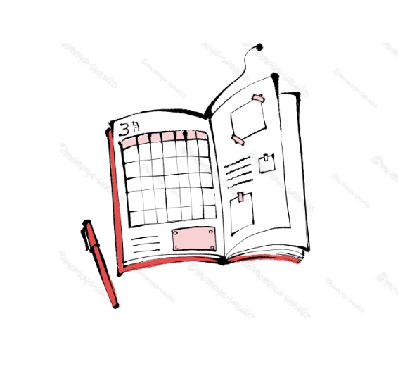 街角のあの子|水彩風ガールズイラストセット(12点)|透過PNG