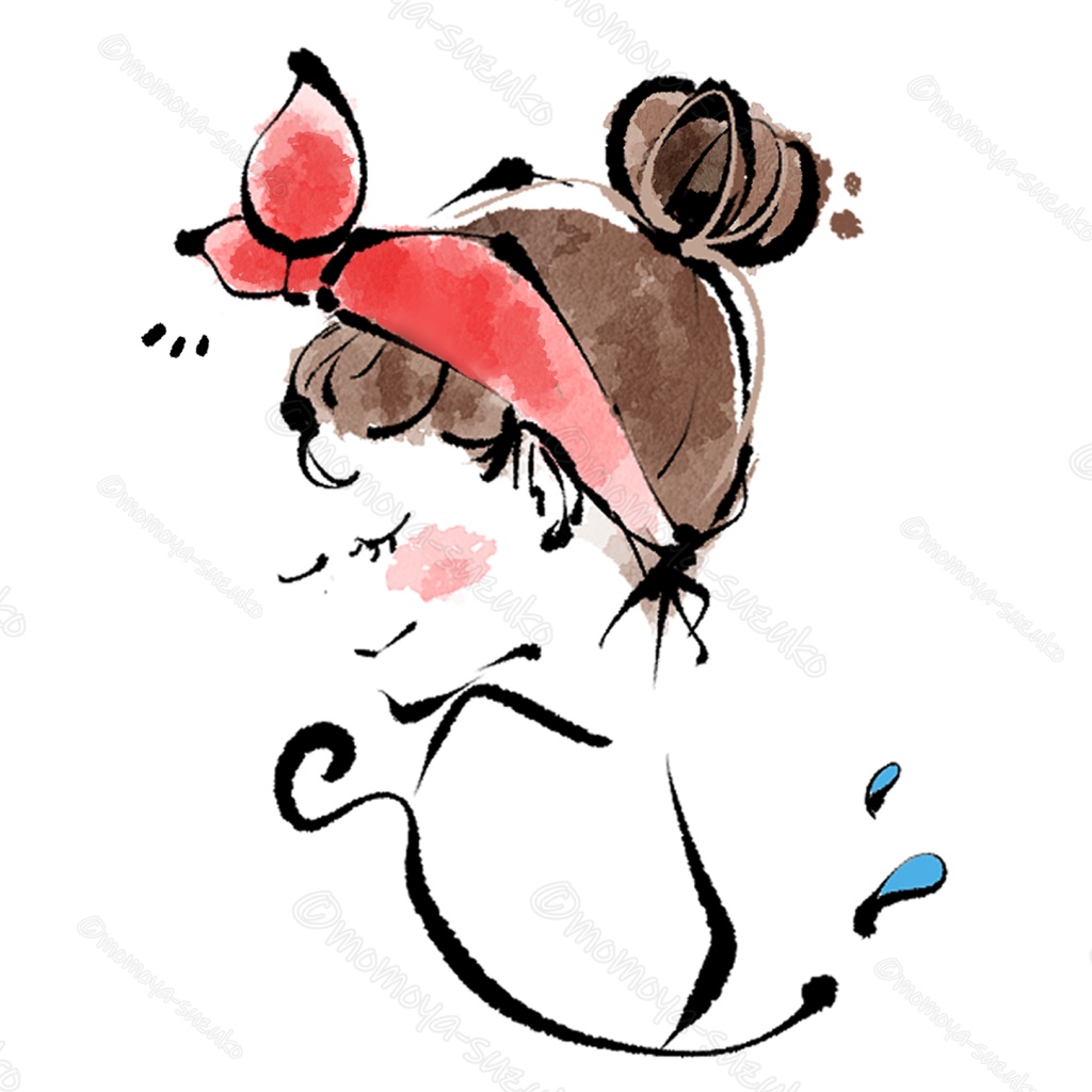 Beauty & Wellness Series》女性イラストセット(12点)|水彩タッチ・美容×セルフケア・透過PNG