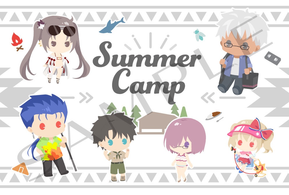 "Summer Camp" ポストカード