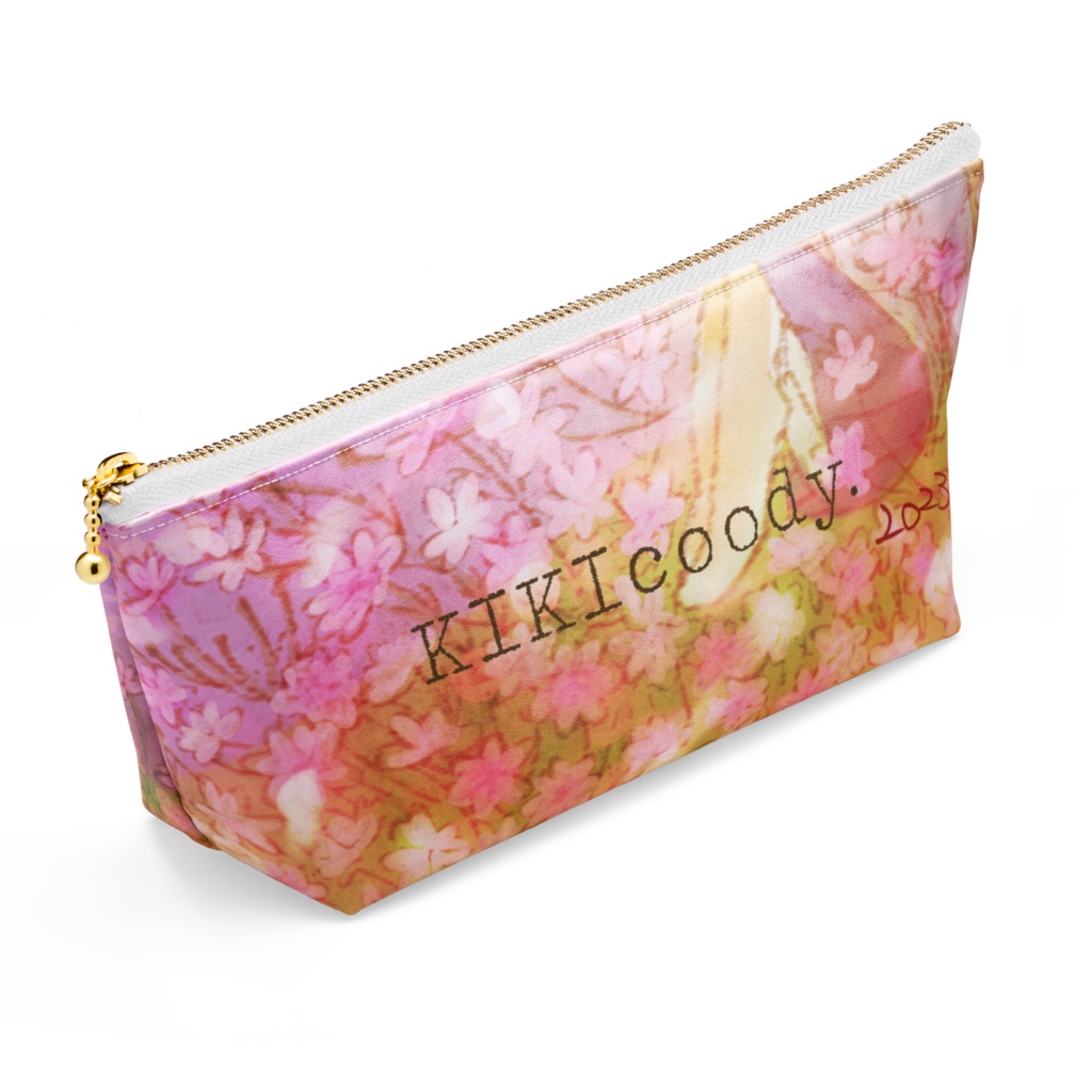 The cosmos and rabbit girl is wrapped in the setting sun|コスモスとうさぎの少女は夕日に包まれる ポーチ