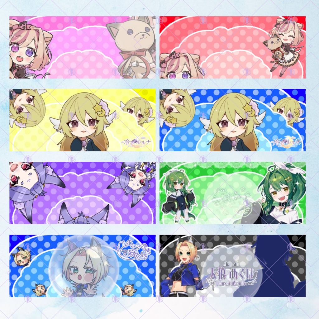 🩷ポップな水玉ヘッダー🩵